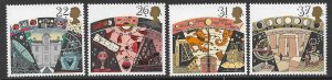 GREAT BRITAIN 1990 ASTRONOMY Set Sc 1336-1339 MNH