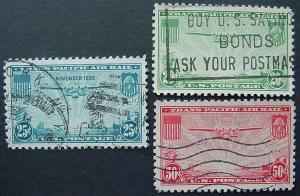 USA, Scott C20-22, Used set