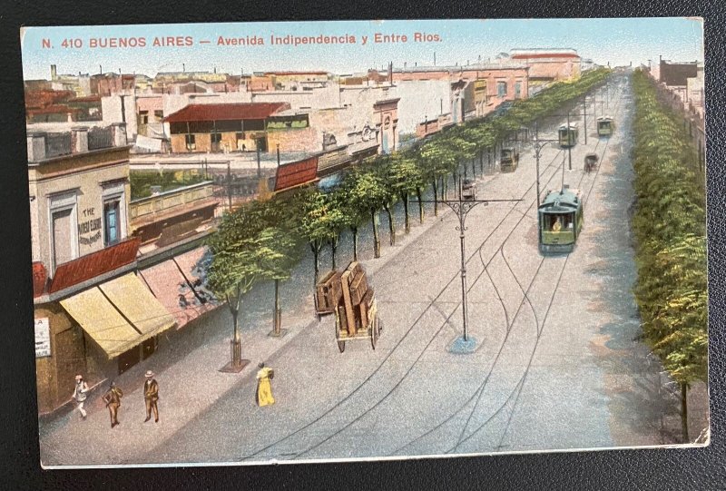 1911 Buenos Aires Argentina Picture Postcard cover to Canada Independence ave