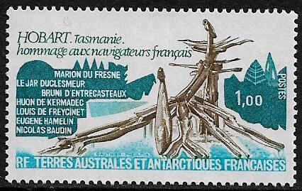 F.S.A.T. #81 MNH Stamp - French Navigators Monument