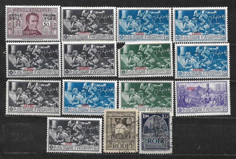 COLLECTION LOT OF 15 ITALY OFFICES 1930+ 2 SCAN CV+ $57