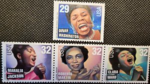 USA, 1993-98, American Music Series, R & B and Gospel, M N/G, SCV$3.70