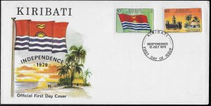 Kiribati Scott #'s 325 - 326 FDC