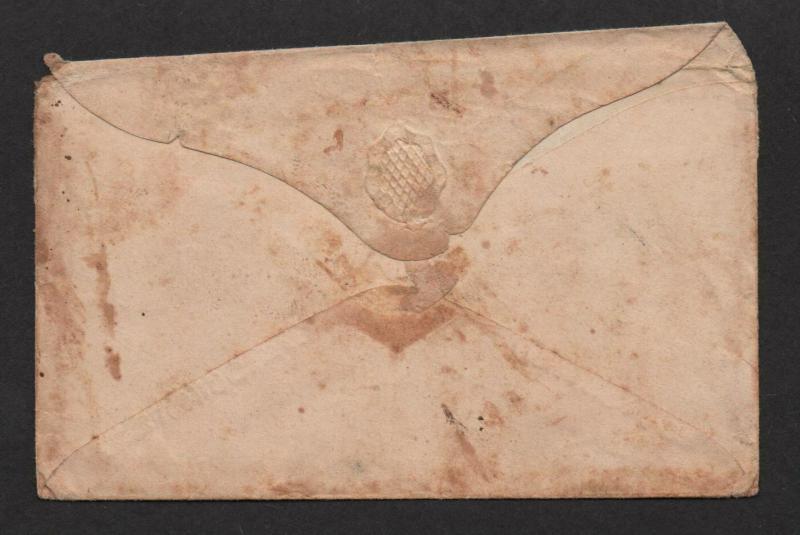 $US Sc#25a type II scarce stamp on cover, Wilmington Del. sm. faults, Cv. $950