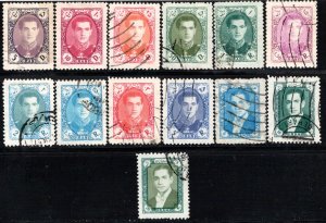 Iran/Persia Scott # 1082 - 1094, used