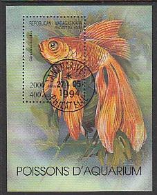 Madagascar Fish 1199 Souvenir Sheet CTO VF NH