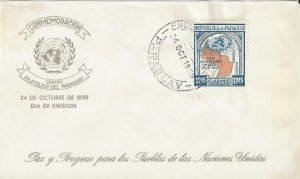 Paraguay  C261  United Nations UN Day Cachet  24 OCT 1959