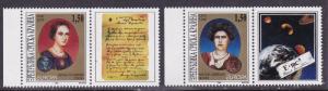 Croatia - Serbian Area of Krajina 1996 Europa Famous Women (2) With Labels VF/NH