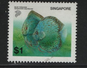 SINGAPORE  1018  MNH FISH