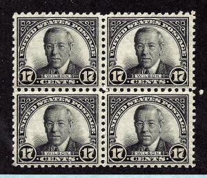 697 Mint,OG,NH... Block of 4... SCV $29.00