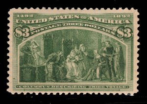 MOMEN: US STAMPS #243 MINT OG H LOT #81033*