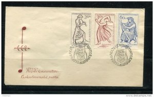 Czechoslovakia 1961 Cover First Day Special Cancel Complete set