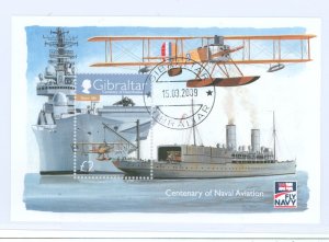 Gibraltar #1189 Used Souvenir Sheet