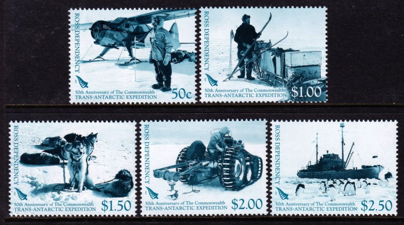 Ross Dependency 2007 Trans-Antarctic Expedition Complete Mint MNH Set SCL99-L103