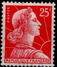 France; 1959: Sc. # 756:  Used Single Stamp