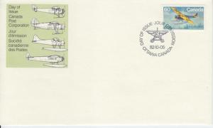 1982 Canada Fokker Super Universal Aircraft (Scott 972) FDC