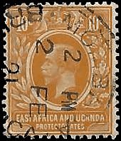 EAST AFRICA AND UGANDA   #43 USED (3)