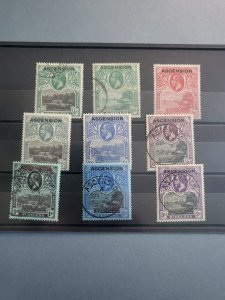 Stamps Ascension Scott #1-9 used