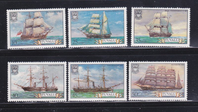 Tuvalu 151-156 Set MNH Ships