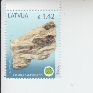 2018 Latvia Gypsum Rock Museum Exhibits  (Scott 988) MNH