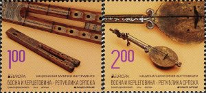 Bosnia and Herzegovina Srpska 2014 MNH Stamps Scott 498-499 Europa CEPT Music