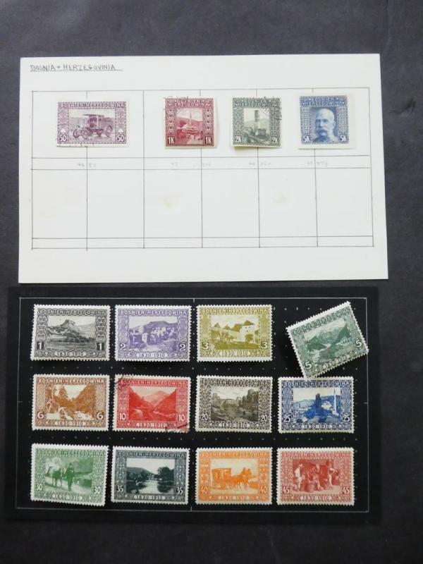 EDW1949SELL : BOSNIA Extensive, fairly complete Mint & Used collection. Better