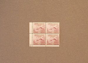 727, Peach of 1783, Block of 4, Mint OGNH, CV $6.50