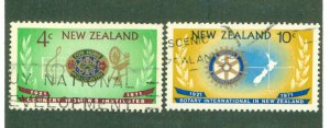 NEW ZEALAND 469-70 USED BIN $0.75