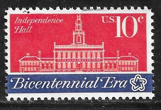 USA 1546: 10c Independence Hall, used, VF