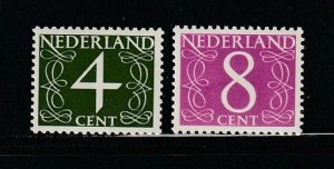 Netherlands 404, 406 MNH Numerals