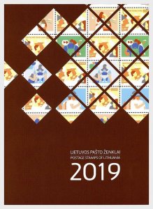 Lithuania Litauen Lituanie 2019 Year set of all stamps and block's MNH