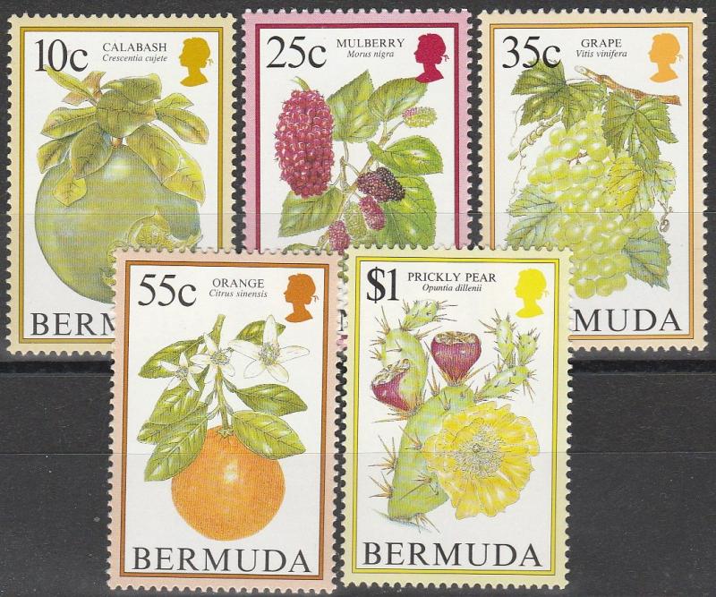 Bermuda #670, 674-6, 680 MNH  CV $8.00 (A12558)