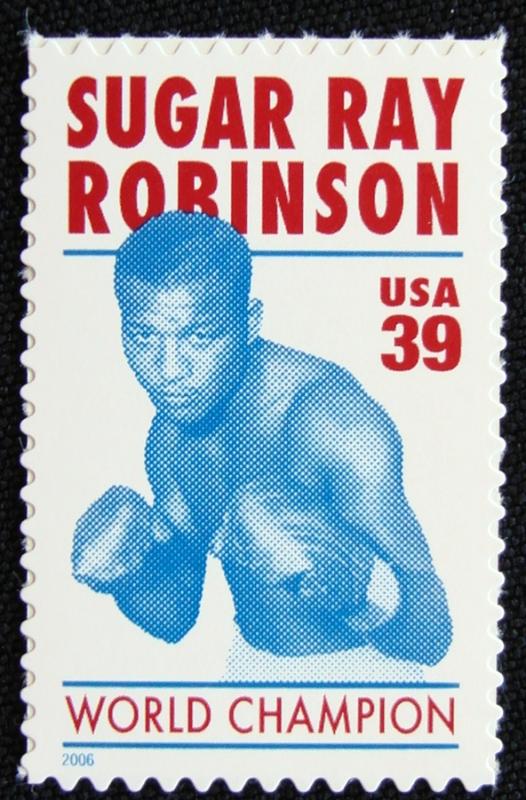 US #4020 MNH Single, Sugar Ray Robinson, SCV $.80 