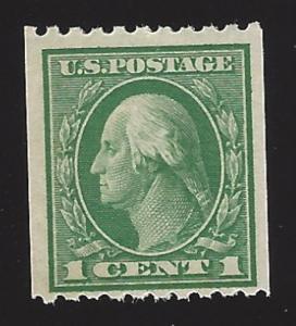 US #441 1914 Green Wmk 190 Perf 10 Horz MNH F-VF