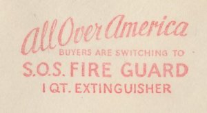 Meter cover USA 1943 Fire extinguisher - S.O.S. Fire guard