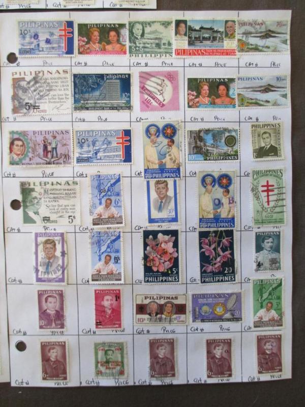 ~175 Philippines - Hinged On Pages- Unchecked - As Received - See Scans (L2)