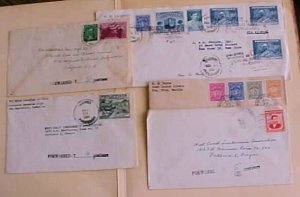 PHILIPPINES POSTAGE DUES TIED on 1963,1965 COVERS also 3 WITH POSTAGE DUE