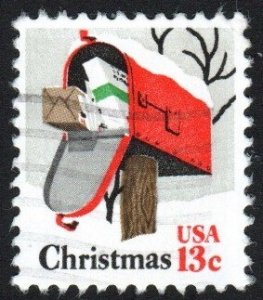 SC# 1730 - (13c) - Rural Mailbox, used single