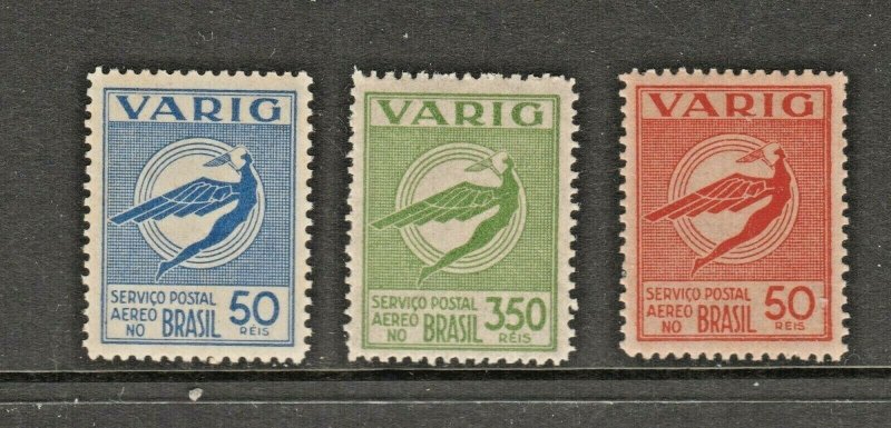 Brazil Varig Airmail GENUINE MNH Gum Stamp 6-14c-20 (notice sharper detail)