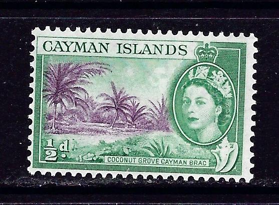 Cayman is 136 MLH 1953 Coconut Grove pencil mark on gum