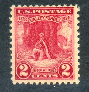 U.S. #645 MINT OG HR