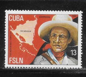 Cuba 2427 25th Sandinistas single MNH