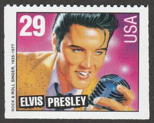 US 2731 Rock & Roll Rhythm & Blues Elvis Presley 29c single MNH 1993