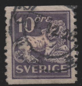 Sweden 119 Heraldic Lion 1925