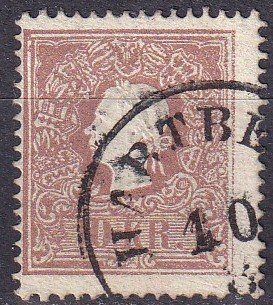 Austria #10  F-VF Used CV $4.75  (Z9691)