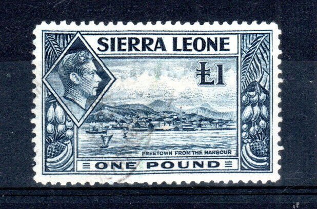 Sierra Leone 1938 Freetown Vom Hafen Sg 200 Fu Cds