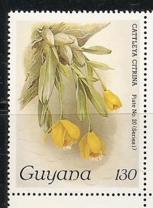 Guyana 1047a Orchid MNH
