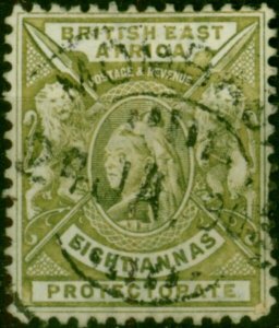 B.E.A KUT 1896 8a Grey-Olive SG74 Fine Used