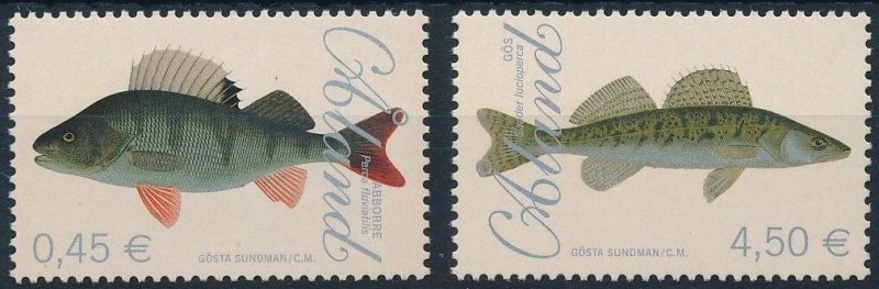 Aland 2008 #270-1 MNH. Fish