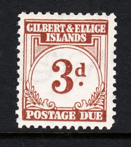 Gilbert and Ellice J3 MNH VF